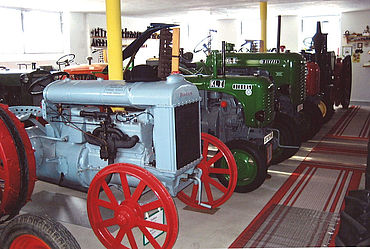 Oldtimer Traktormuseum in Dorf an der Pram